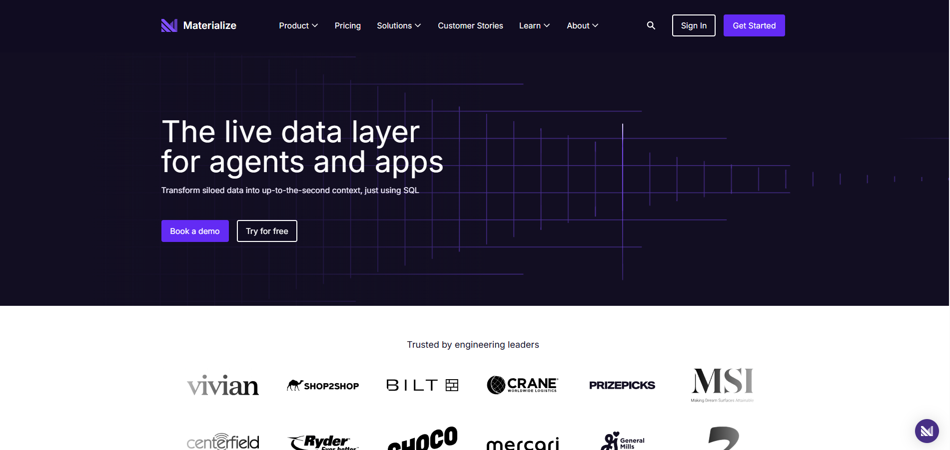 Materialize website
